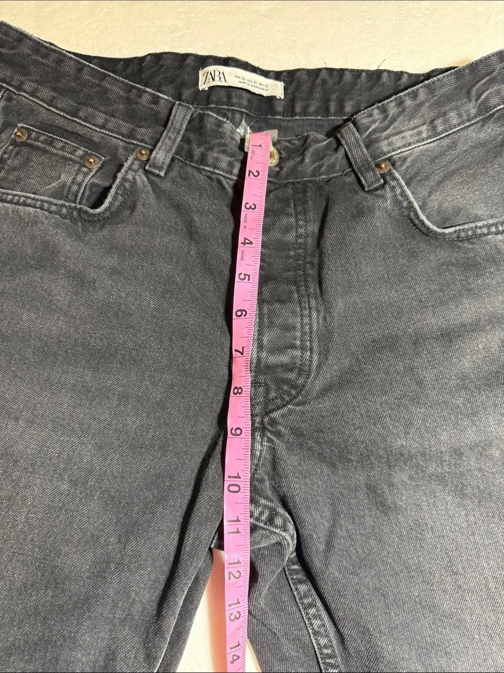 Zara Black Straight-Leg Jeans - Picture 4 of 6